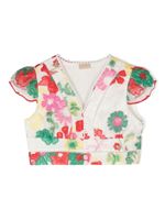 MARLO chemise à fleurs brodées - Multicolore