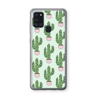 Cactus Lover: Samsung Galaxy A21s Transparant Hoesje