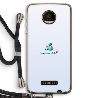 MSN: Motorola Moto Z Force Transparant Hoesje met koord