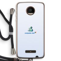 MSN: Motorola Moto Z Force Transparant Hoesje met koord