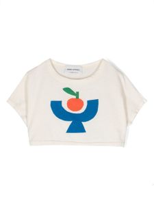 Bobo Choses t-shirt crop Tomato Plate - Tons neutres