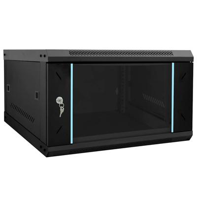 Netwerk kabinet met opslag Zwart 53 x 60 x 30 cm Staal