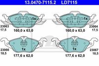 Ate Remblokset 13.0470-7115.2