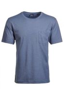 RAGMAN Softknit Regular Fit T-Shirt ronde hals duif, Effen