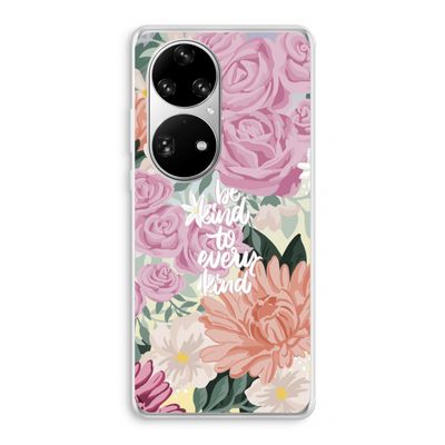 Kindness matters: Huawei P50 Pro Transparant Hoesje