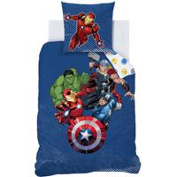 Marvel Avengers Dekbedovertrek Team - Eenpersoons - 140 x 200 cm - Katoen - thumbnail