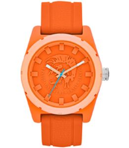 Horlogeband Diesel DZ1593 Silicoon Oranje 24mm