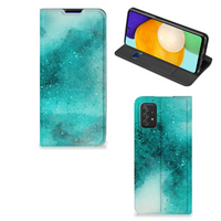 Bookcase Samsung Galaxy A03s Painting Blue