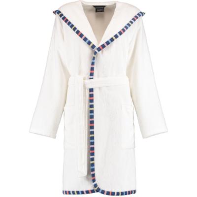 Cawö Cawö Dames Badjas 3345 Weiss-blau 46