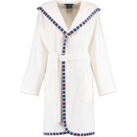 Cawö Cawö Dames Badjas 3345 Weiss-blau 46