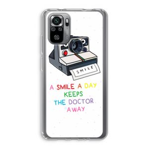 Smile: Xiaomi Redmi Note 10S Transparant Hoesje