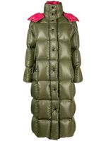 Moncler manteau matelassé Parnaiba à patch logo - Vert