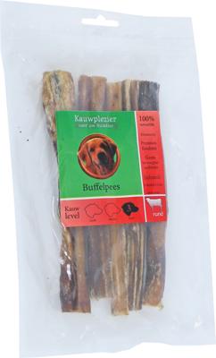 Natuurlijke Snack buffelpees 15 cm zak a 5 stuks - Gebr de boon