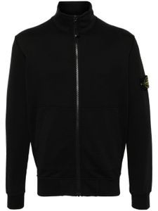 Stone Island cardigan à col montant - Noir