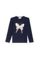 Someone winter t-shirt meisjes - navy blauw - longsleeve - Scottie
