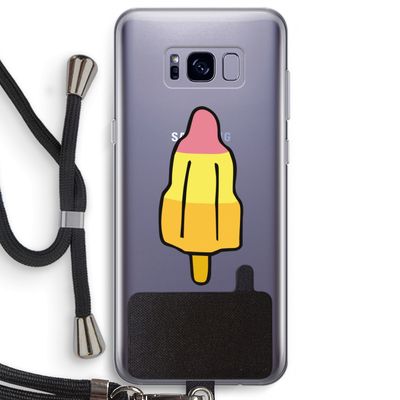 Raketijsje: Samsung Galaxy S8 Plus Transparant Hoesje met koord