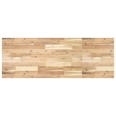 Bureaublad 160x50x2 cm onbehandeld massief acaciahout