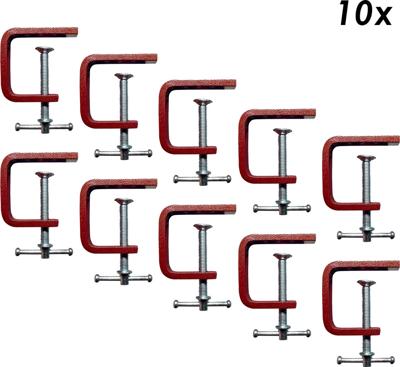 Eenhandklem Piher 55050 Inlegwerk 4,5 cm (Set van 10 stuks)