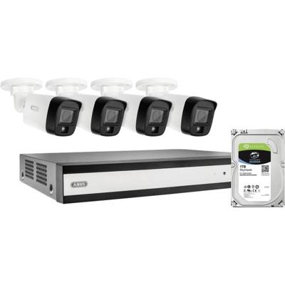ABUS ABUS TVVR33843T 8-Kanal Hybrid Analog Komplettset TVVR33843T IP-Bewakingsset Kabelgebonden 2960 x 1665 Pixel