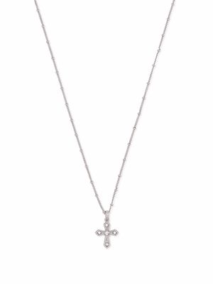 Dolce & Gabbana collier à pendentif croix - Argent