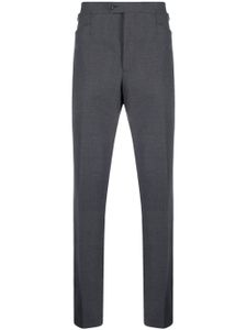 FURSAC pantalon en laine vierge à coupe droite - Gris