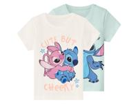 Set van 2 kinder T-shirts (Stitch, 122/128)
