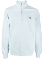 PS Paul Smith sweat à logo poitrine - Bleu