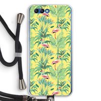 Flamingo party: Honor 10 Transparant Hoesje met koord