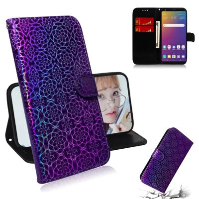 Voor LG Stylo 5 effen kleur kleurrijke magnetische Buckle horizontale Flip PU lederen draagtas met houder & kaartsleuven & portemonnee & Lanyard (paar