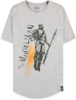 The Mandalorian - Men's Grey Short Sleeved T-shirt