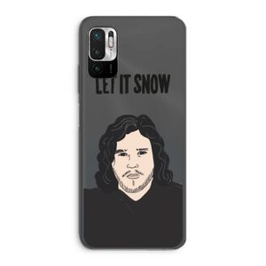 Let It Snow: Xiaomi Redmi Note 10 5G Transparant Hoesje