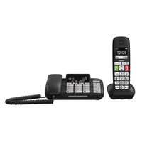 Gigaset DL780 Plus Analoge-/DECT-telefoon Nummerherkenning Zwart