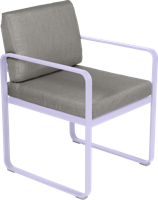 Fermob Bellevie dining armchair tuinstoel Marshmallow - Grey taupe