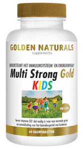 Golden Naturals Multi Strong Gold Kids Kauwtabletten