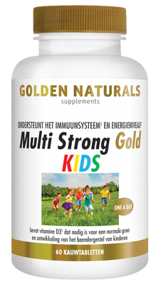 Golden Naturals Multi Strong Gold Kids Kauwtabletten