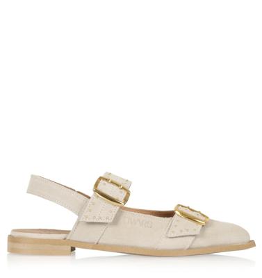 DWRS - Port Isabel slingbacks beige Suede Dames