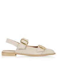 DWRS - Port Isabel slingbacks beige Suede Dames DWRS - Port Isabel slingbacks beige Suede Dames
