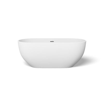 Looox Easy vrijstaand ligbad - 170x80x57cm - mineraal marmer mat wit easy17080mw