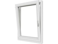 Trendhout Draai/kiepraam - 77,4x107,4 cm - linksdraaiend - wit - incl. raambeslag- - - Trendhout Trendhout Draai/kiepraam - 77,4x107,4 cm - linksdraaiend - wit - incl. raambeslag- - - Trendhout