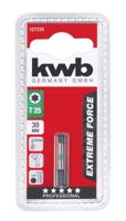 Bit Impact torx 30 mm T25 kaart - Kwb