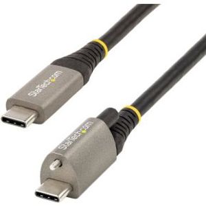 StarTech.com 50cm Vergrendelbare USB-C Kabel met Topschroef, 10Gbps, USB 3.1/3.2 Gen 2 Type-C Kabel,