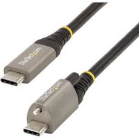 StarTech.com 50cm Vergrendelbare USB-C Kabel met Topschroef, 10Gbps, USB 3.1/3.2 Gen 2 Type-C Kabel,