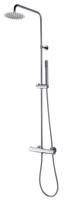 Wiesbaden Caral eco thermostatische regendoucheset opbouw chroom