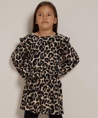 panterprint top met ruches