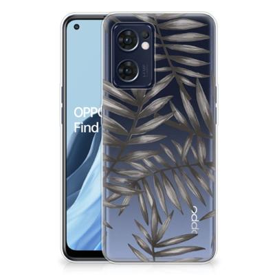 OPPO Reno 7 5G | Find X5 Lite | TPU Case | Leaves Grey OPPO Reno 7 5G | Find X5 Lite | TPU Case | Leaves Grey