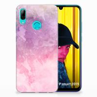 Smartphone hoesje Huawei P Smart 2019 Pink Purple Paint