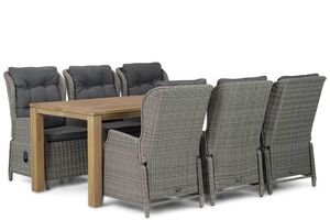 Garden Collections Edingburgh/Bristol 220 cm dining tuinset 7-delig