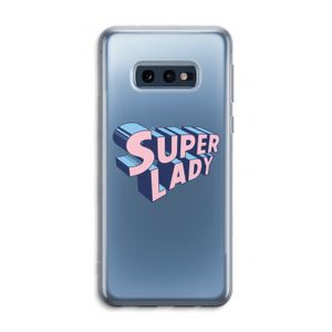 Superlady: Samsung Galaxy S10e Transparant Hoesje