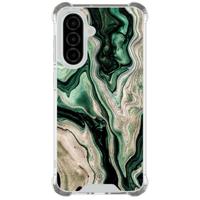 Samsung Galaxy A57 shockproof hoesje - Green waves