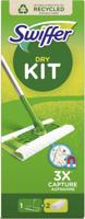 Swiffer Starterskit met 1 Handvat 2 Droge Doekjes Navullingen 1 set Swiffer Starterskit met 1 Handvat 2 Droge Doekjes Navullingen 1 set